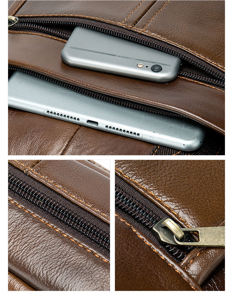 Whatna天然 牛革 ショルダーバッグ メンズ ビジネスバッグ 旅行バッグ2way 斜め掛け 手提げ バッグA4 13.3インチpc 収納可 本 革 厚手 レザー 横型 ブリーフケース フォーマルバッグ 肩掛けバッグ プレゼント男性 绅士用(8577) 13