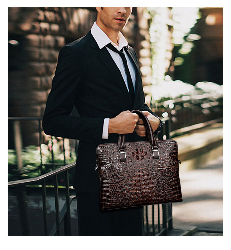 Whatna天然 牛革 ショルダーバッグ メンズ ビジネスバッグ 旅行バッグ2way 斜め掛け 手提げ バッグA4 15インチpc 収納可 本 革 厚手 レザー 横型 ブリーフケース フォーマルバッグ 肩掛けバッグ プレゼント男性 绅士用（89046-3） 10