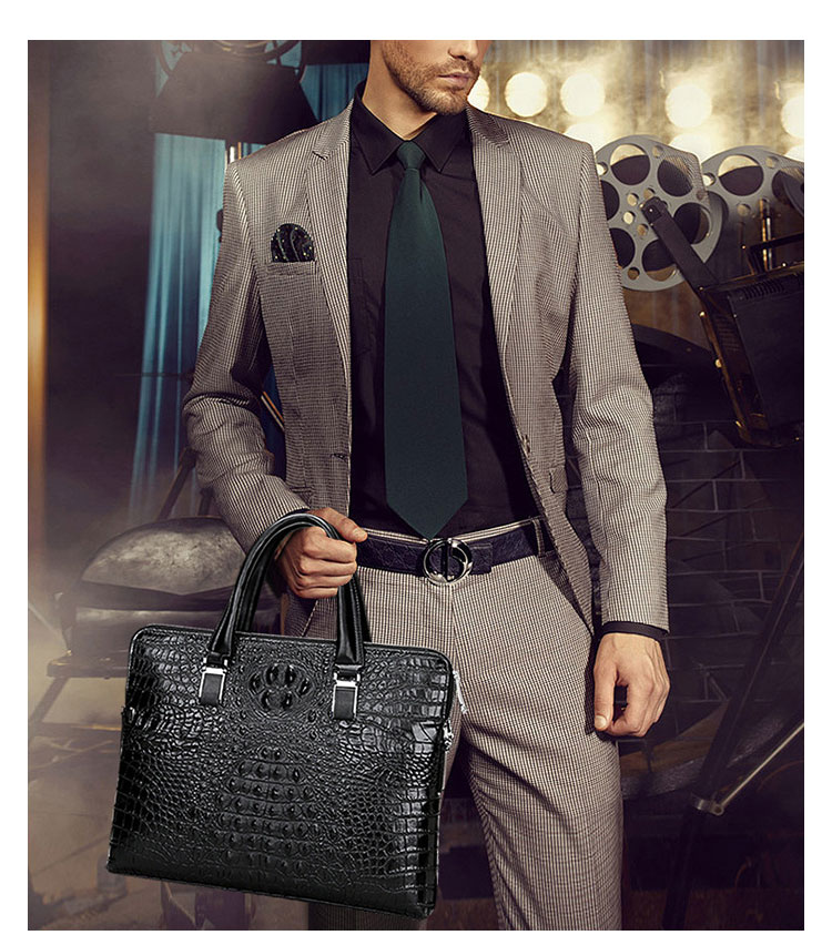 Whatna天然 牛革 ショルダーバッグ メンズ ビジネスバッグ 旅行バッグ2way 斜め掛け 手提げ バッグA4 15インチpc 収納可 本 革 厚手 レザー 横型 ブリーフケース フォーマルバッグ 肩掛けバッグ プレゼント男性 绅士用（89046-3） 9