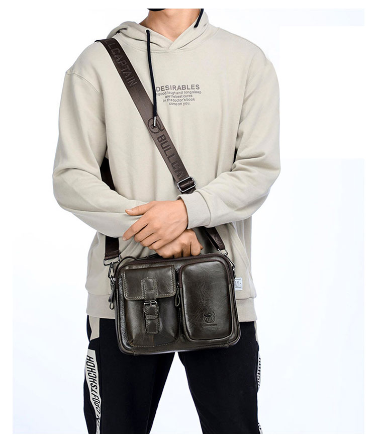 Whatna天然 牛革 ショルダーバッグ メンズ ビジネスバッグ 旅行バッグ2way 斜め掛け 手提げ バッグ10.5ipad収納可 本 革 厚手 レザー 横型 ブリーフケース フォーマルバッグ 肩掛けバッグ プレゼント男性 绅士用（036） 10