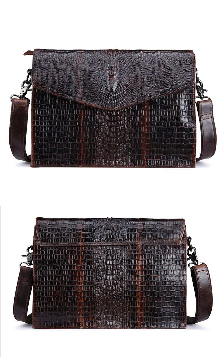 Whatna天然 牛革 ショルダーバッグ メンズ ビジネスバッグ 旅行バッグ 斜め掛け バッグA4 収納可 本 革 厚手 レザー 横型 ブリーフケース フォーマルバッグ 肩掛けバッグ プレゼント男性 绅士用（YJBB-1118） 0