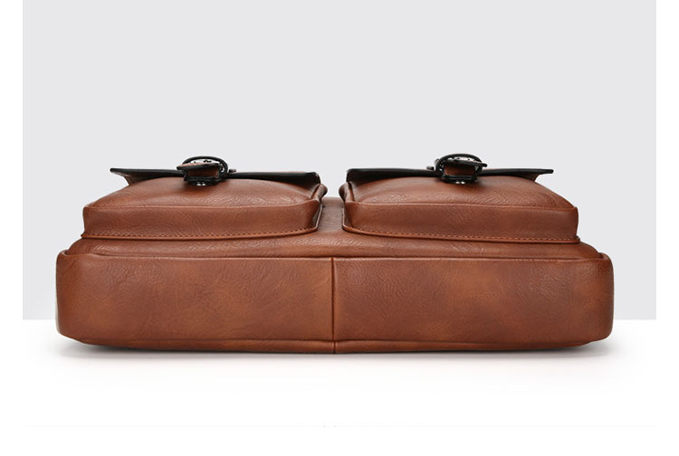 Whatna革 ショルダーバッグ メンズ ビジネスバッグ 旅行バッグ2way 斜め掛け 手提げ バッグA4 横型 ブリーフケース フォーマルバッグ 肩掛けバッグ プレゼント男性 绅士用（8001） 9