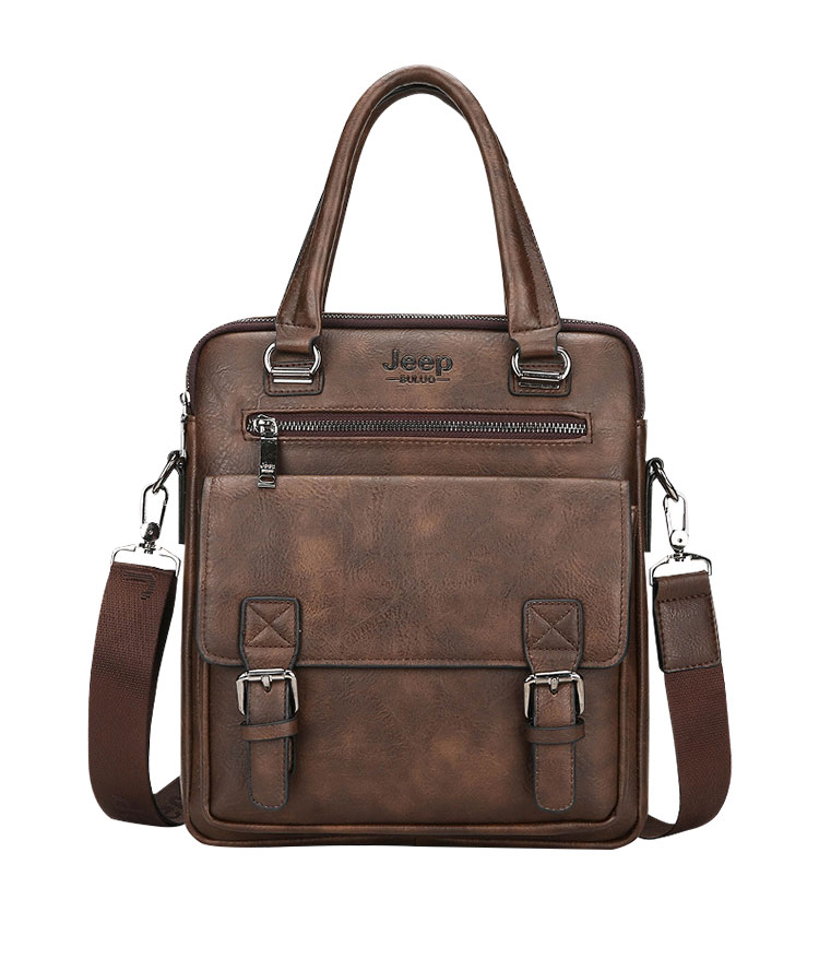 Whatna革 ショルダーバッグ メンズ ビジネスバッグ 旅行バッグ2way 斜め掛け 手提げ バッグA4 横型 ブリーフケース フォーマルバッグ 肩掛けバッグ プレゼント男性 绅士用（8001） 5