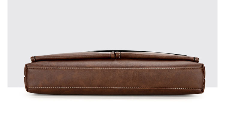 Whatna革 ショルダーバッグ メンズ ビジネスバッグ 旅行バッグ2way 斜め掛け 手提げ バッグA4 横型 ブリーフケース フォーマルバッグ 肩掛けバッグ プレゼント男性 绅士用（023-8006） 7