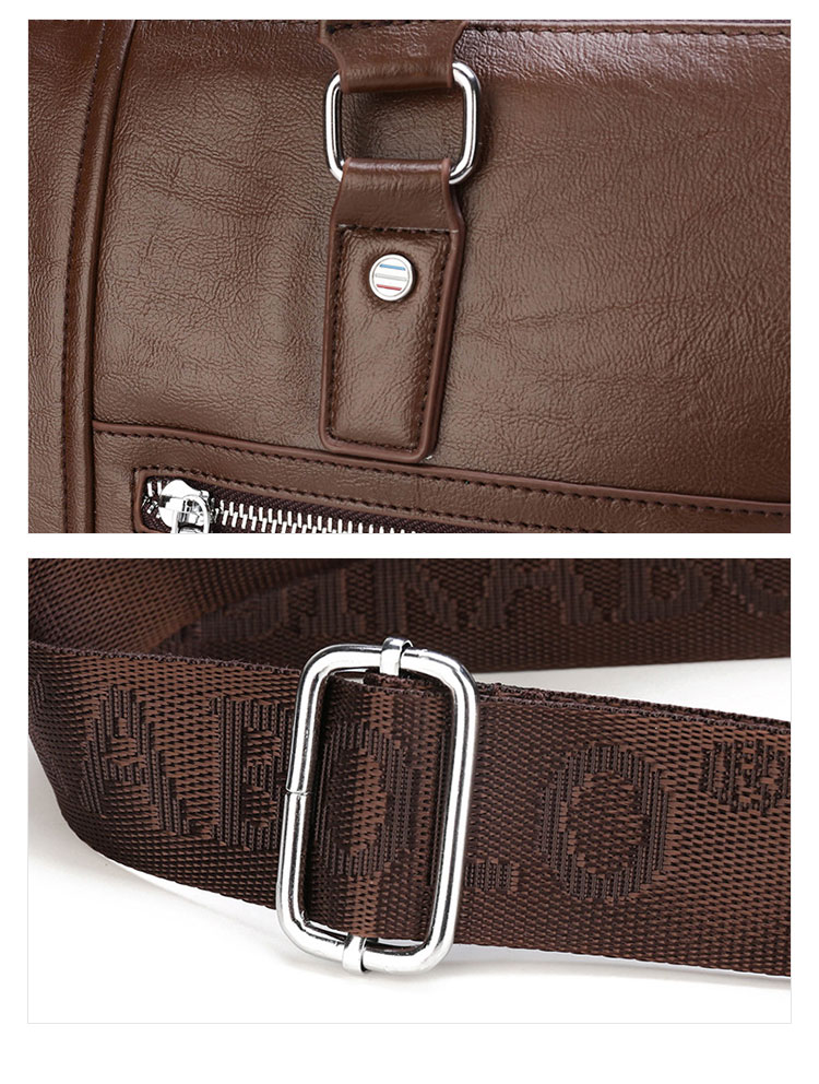 Whatna革 ショルダーバッグ メンズ ビジネスバッグ 旅行バッグ2way 斜め掛け 手提げ バッグA4 横型 ブリーフケース フォーマルバッグ 肩掛けバッグ プレゼント男性 绅士用（9112） 11