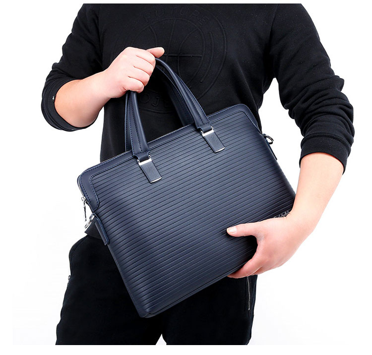 Whatna牛革 ショルダーバッグ メンズ ビジネスバッグ 旅行バッグ2way 斜め掛け 手提げ バッグA4 横型 ブリーフケース フォーマルバッグ 肩掛けバッグ プレゼント男性 绅士用(9912) 11