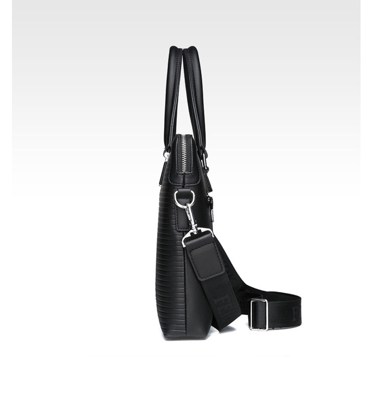 Whatna牛革 ショルダーバッグ メンズ ビジネスバッグ 旅行バッグ2way 斜め掛け 手提げ バッグA4 横型 ブリーフケース フォーマルバッグ 肩掛けバッグ プレゼント男性 绅士用(9912) 3