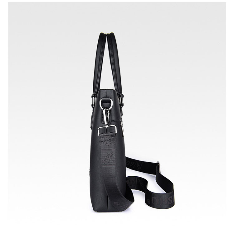 Whatna牛革 ショルダーバッグ メンズ ビジネスバッグ 旅行バッグ2way 斜め掛け 手提げ バッグA4 横型 ブリーフケース フォーマルバッグ 肩掛けバッグ プレゼント男性 绅士用（d-001） 4