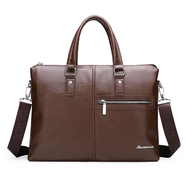 Whatna革 ショルダーバッグ メンズ ビジネスバッグ 旅行バッグ2way 斜め掛け 手提げ バッグA4 横型 ブリーフケース フォーマルバッグ 肩掛けバッグ プレゼント男性 绅士用（9112） 2