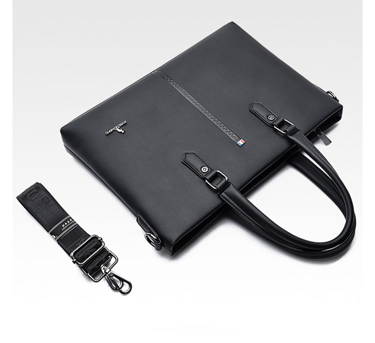Whatna牛革 ショルダーバッグ メンズ ビジネスバッグ 旅行バッグ2way 斜め掛け 手提げ バッグA4 横型 ブリーフケース フォーマルバッグ 肩掛けバッグ プレゼント男性 绅士用（d-001） 7