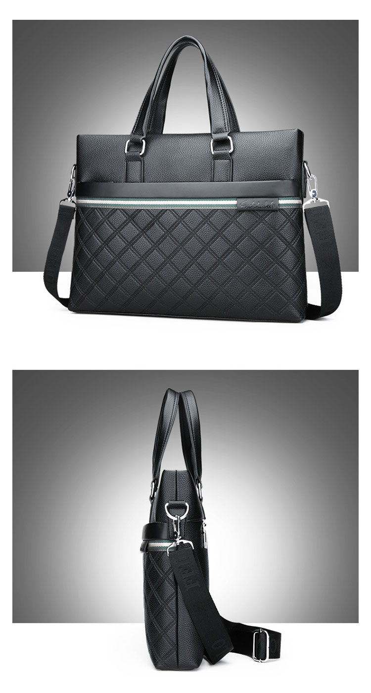 Whatna牛革 ショルダーバッグ メンズ ビジネスバッグ 旅行バッグ2way 斜め掛け 手提げ バッグA4 横型 ブリーフケース フォーマルバッグ 肩掛けバッグ プレゼント男性 绅士用(6828) 2