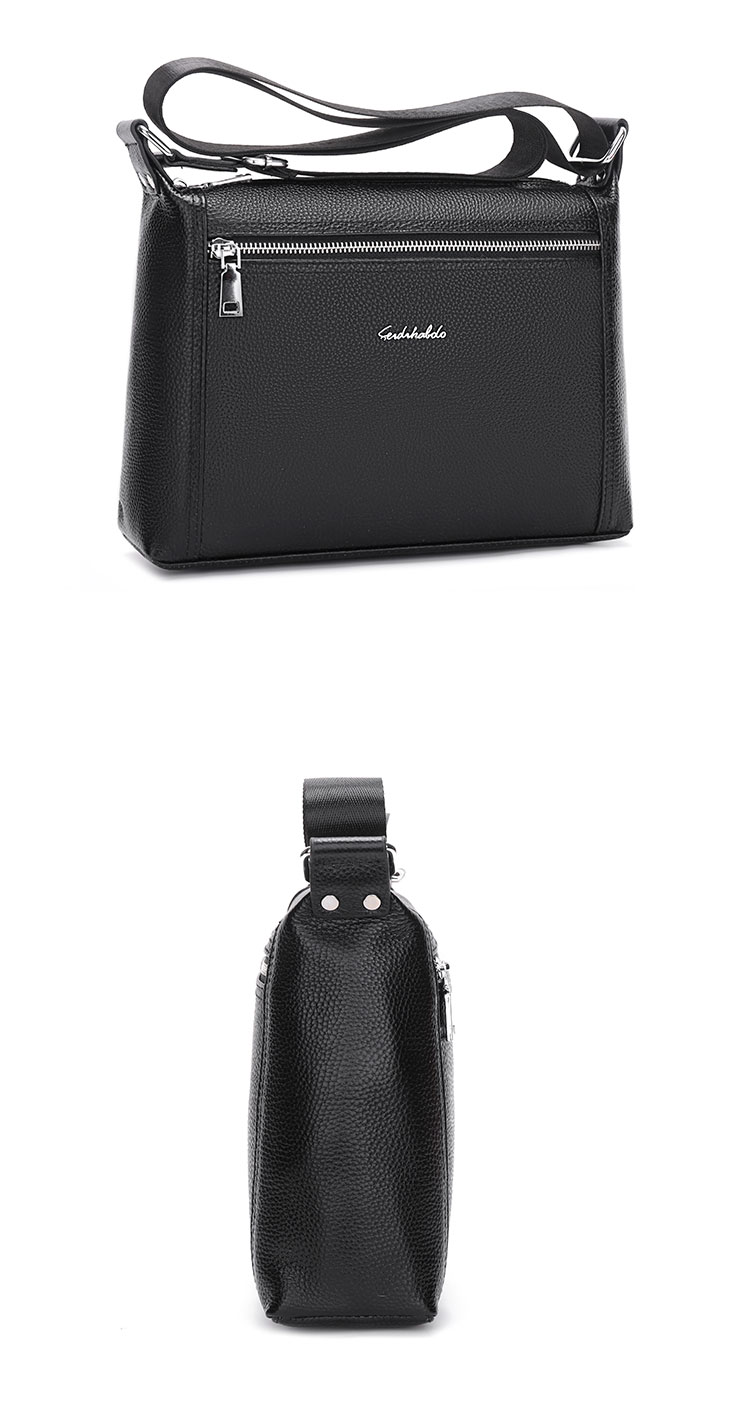 Whatna天然 牛革 ショルダーバッグ メンズ ビジネスバッグ 旅行バッグ 斜め掛け バッグA4 収納可 本 革 厚手 レザー 横型 ブリーフケース フォーマルバッグ 肩掛けバッグ プレゼント男性 绅士用(6188) 2