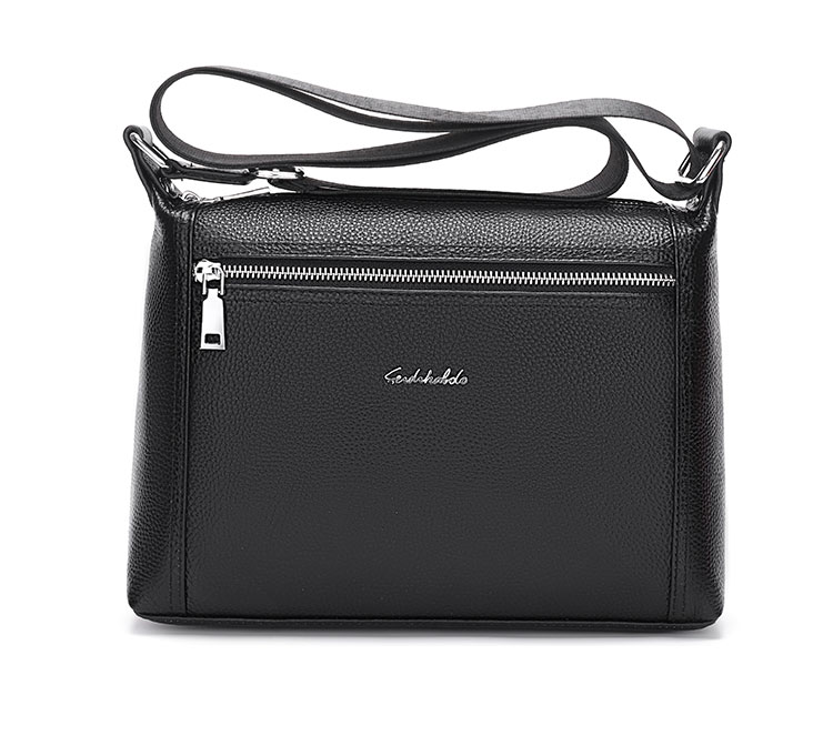 Whatna天然 牛革 ショルダーバッグ メンズ ビジネスバッグ 旅行バッグ 斜め掛け バッグA4 収納可 本 革 厚手 レザー 横型 ブリーフケース フォーマルバッグ 肩掛けバッグ プレゼント男性 绅士用(6188) 1