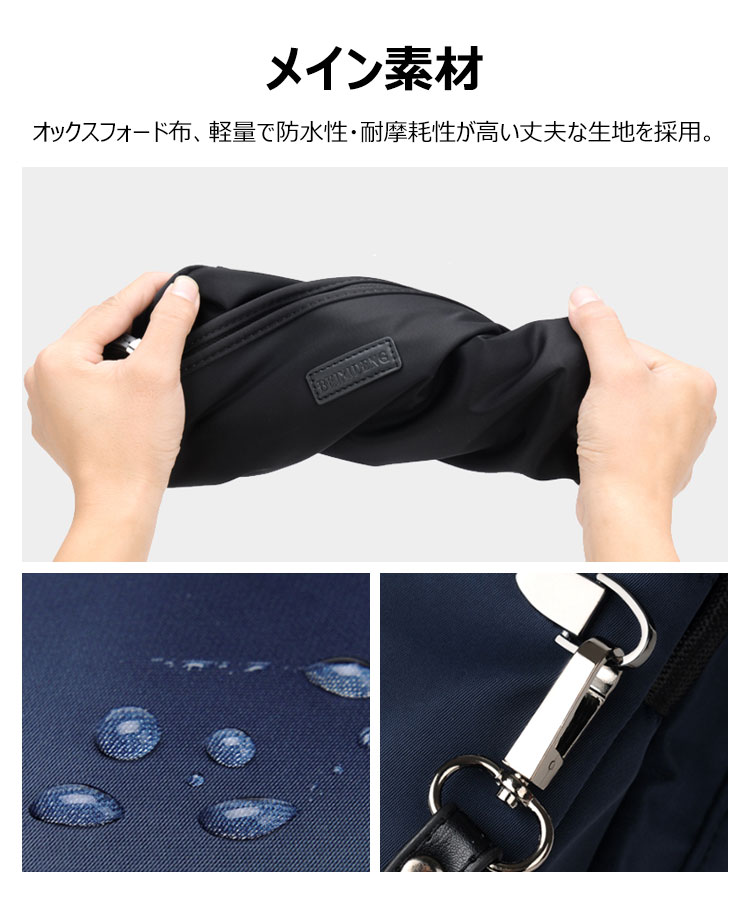 Whatna クラッチ  バッグ メンズ バッグ セカンドバッグ 小きめ ipad9.7収納可 化粧かばん 手持ちバッグ 結婚式 バッグ 冠婚葬祭バッグ 男性用 紳士用 通勤用 黒 青（FS072） 7