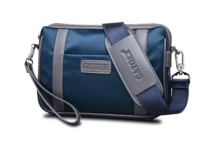 Whatna 2wayセカンドバッグ メンズ バッグ [クラッチ ショルダー 肩掛け 結婚式 バッグ]  ipad 9.7収納可 ビジネス カジュアル フォーマル 冠婚葬祭 バッグ紳士用 男性用 黒 青 134 1