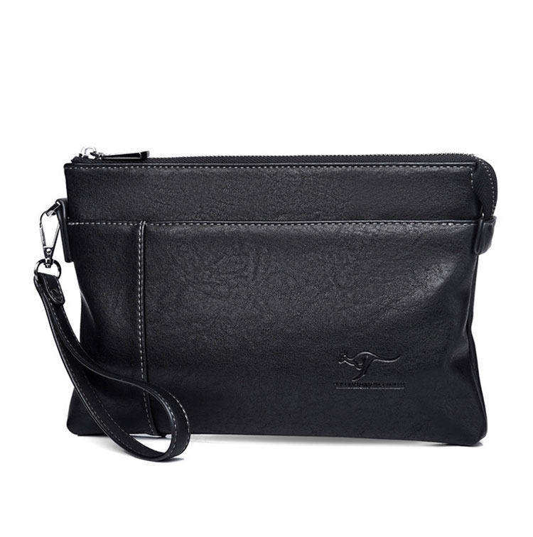 Whatna2way革 セカンドバッグ メンズ クラッチ バッグ 9.7インチのipad収納可B5 6枚カード収納 小銭入 カジュアル フォーマル 冠婚葬祭 結婚式 バッグ紳士用 男性用 黑1805 0