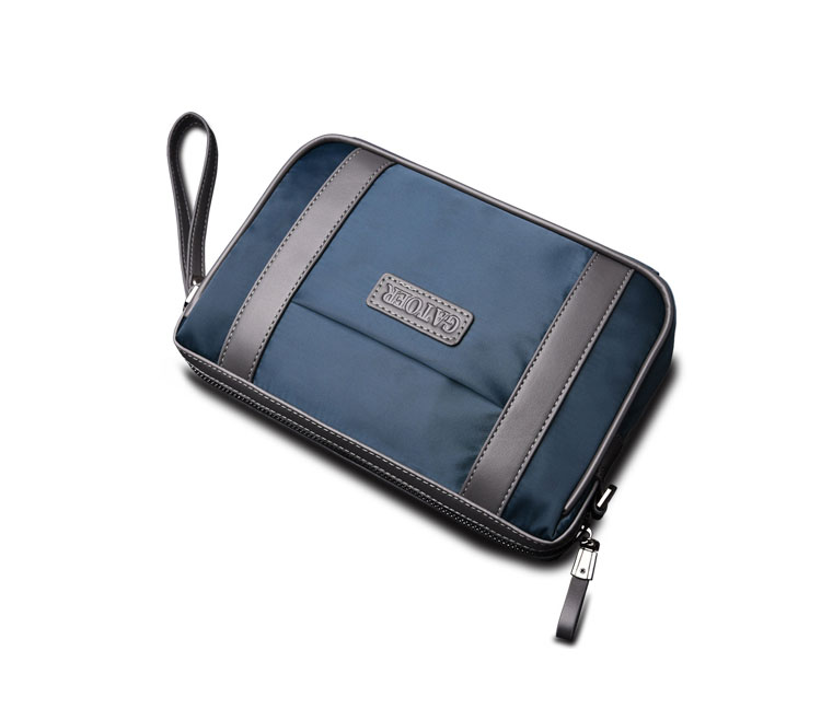 Whatna 2wayセカンドバッグ メンズ バッグ [クラッチ ショルダー 肩掛け 結婚式 バッグ]  ipad 9.7収納可 ビジネス カジュアル フォーマル 冠婚葬祭 バッグ紳士用 男性用 黒 青 134 4