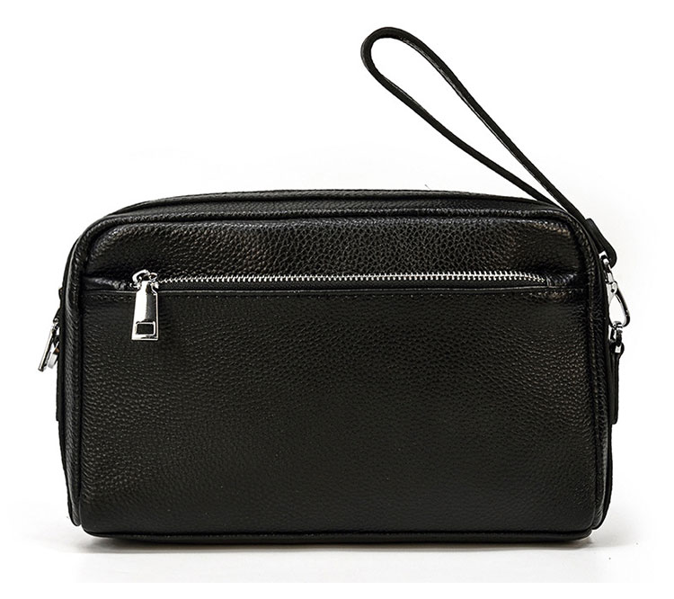 Whatna 2way 天然 牛革 ミニセカンドバッグ メンズ バッグ 小さ [クラッチ ショルダー 肩掛け 結婚式 バッグ]  厚手 本革 レザー ビジネス カジュアル フォーマル 冠婚葬祭 バッグ紳士用 男性用ブラウン 黒SNQB9548 1