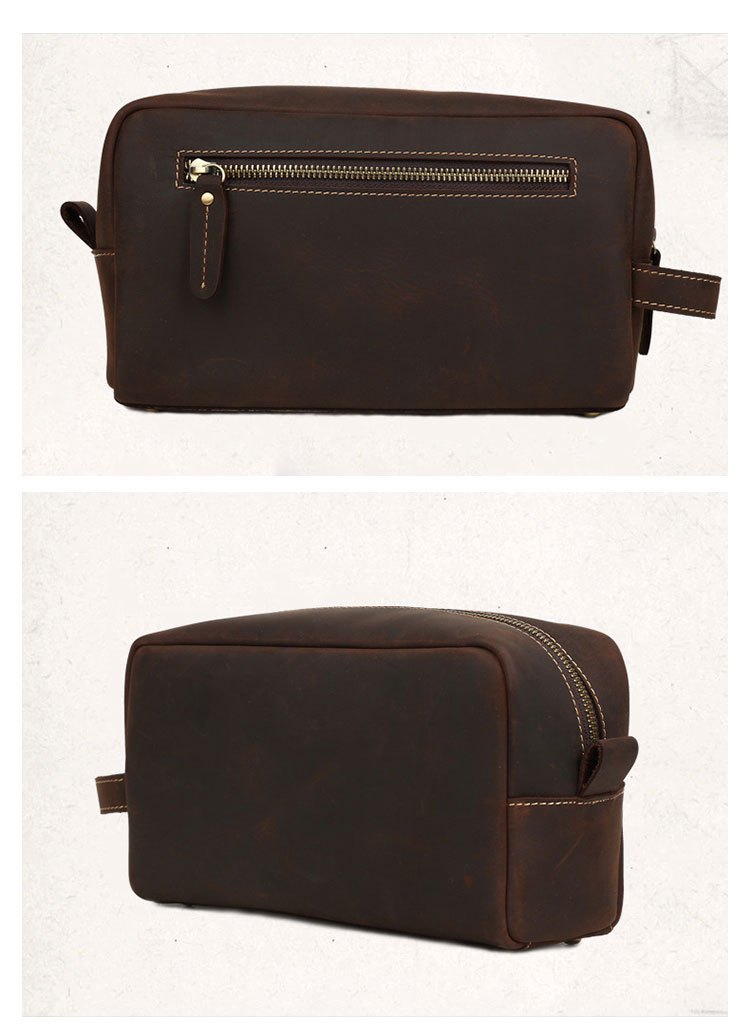 Whatna2way 天然 牛革 ミニセカンドバッグ メンズ クラッチ バッグ 厚手 本革 レザー 化粧ポーチ ビジネス カジュアル フォーマル 冠婚葬祭 結婚式 バッグ紳士用 男性用 ブラウン 黒 2025 2