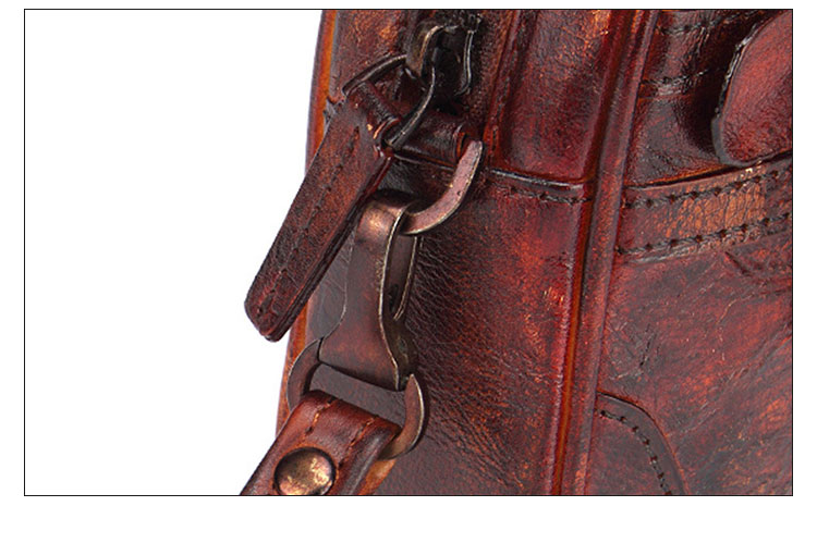 Whatna2way 天然 牛革 ミニセカンドバッグ メンズ クラッチ バッグ 厚手 本革 レザー 化粧ポーチ ビジネス カジュアル フォーマル 冠婚葬祭 結婚式 バッグ紳士用 男性用ブラウン9049 6