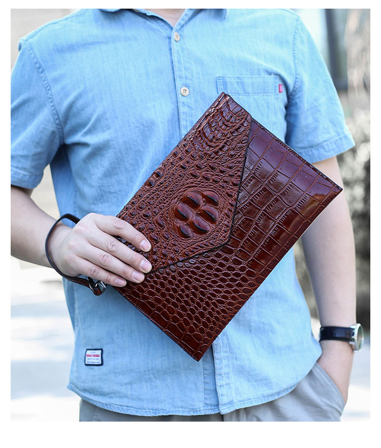 Whatna革 セカンドバッグ メンズ クラッチ バッグ 大きめ A4 10.5ipad厚手 本 革 ブリーフケース ファイルバッグ 封筒袋 手持ちバッグ ビジネス カジュアル フォーマル 結婚式バッグ 冠婚葬祭 バッグ 紳士用 男性用 (709-57) 10