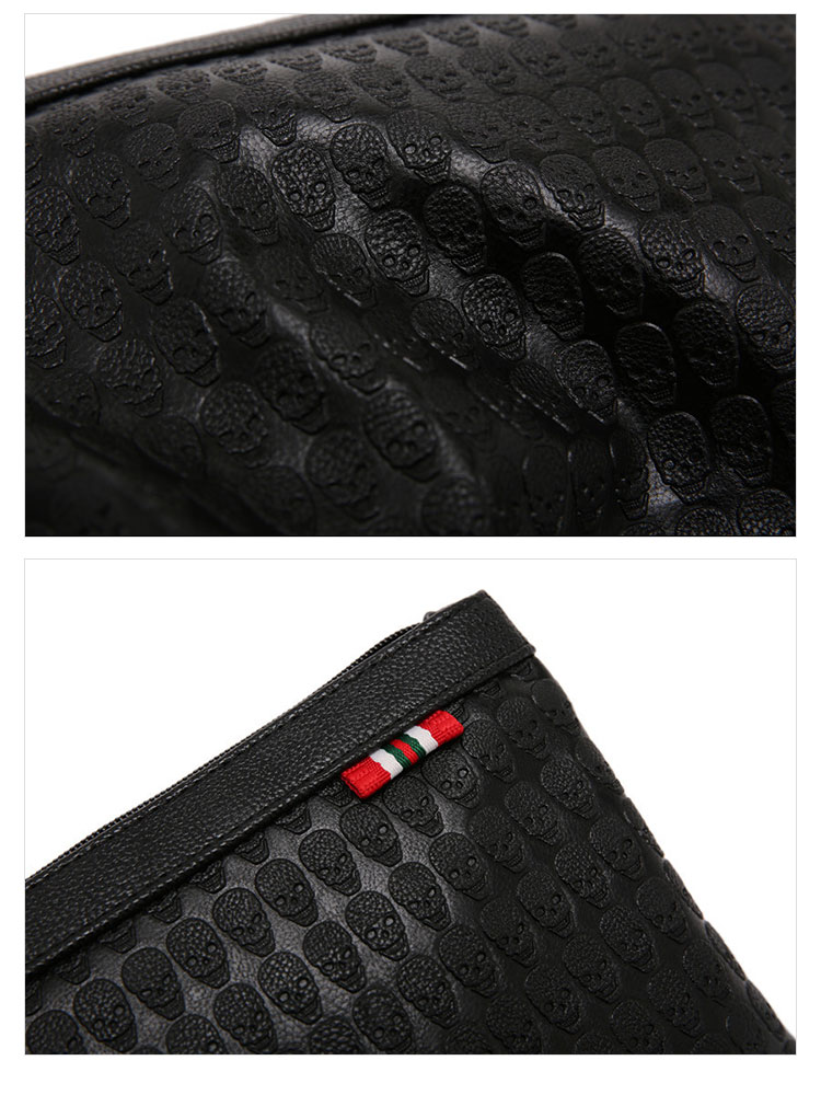 Whatna 2way革 セカンドバッグ メンズ クラッチ バッグ B5 9.7インチのipad収納可 6枚カード収納 小銭入 カジュアル フォーマル 冠婚葬祭 結婚式 バッグ紳士用 男性用 黑（YH1962） 6