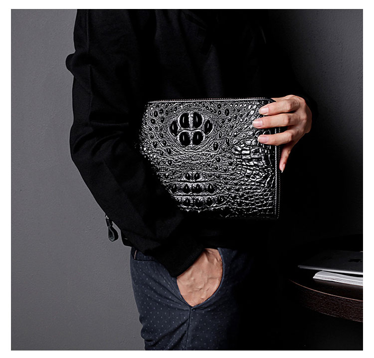 Whatna革 セカンドバッグ メンズ クラッチ バッグ 大きめ 10.5ipad収納可3室の仕切 カード32枚収納可 厚手 本 革 手持ちバッグ ビジネス カジュアル フォーマル 結婚式バッグ  冠婚葬祭 バッグ 紳士用 男性用 （612-661 ） 10