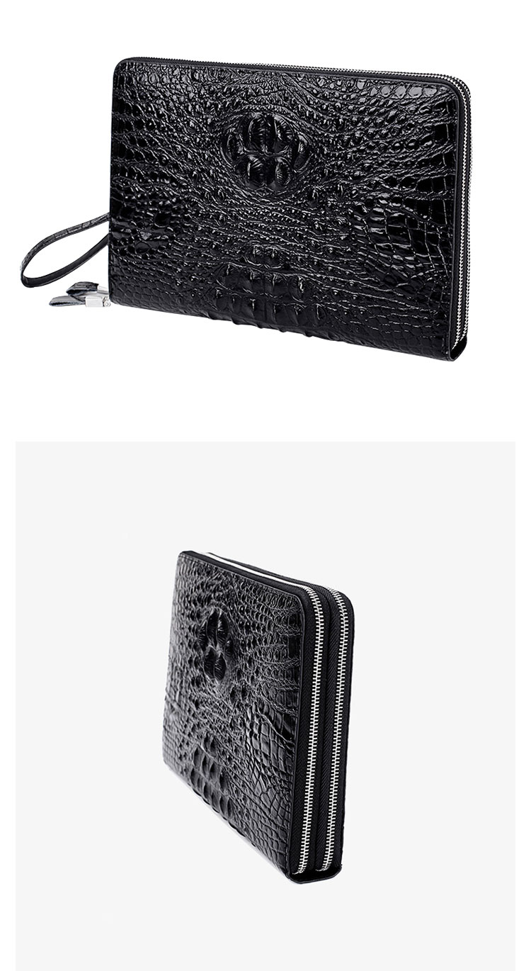 Whatna革 セカンドバッグ メンズ クラッチ バッグ 大きめ 10.5ipad収納可3室の仕切 カード32枚収納可 厚手 本 革 手持ちバッグ ビジネス カジュアル フォーマル 結婚式バッグ  冠婚葬祭 バッグ 紳士用 男性用 （612-661 ） 3