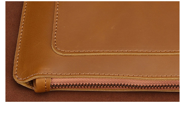 Whatna牛革 セカンドバッグ メンズ クラッチ バッグ 大きめ A4 13.3 15.6 ipad収納可厚手 本 革 ブリーフケース ファイルバッグ 封筒袋 ビジネス カジュアル フォーマル 結婚式バッグ 冠婚葬祭 バッグ 紳士用 男性用 （s104） 6