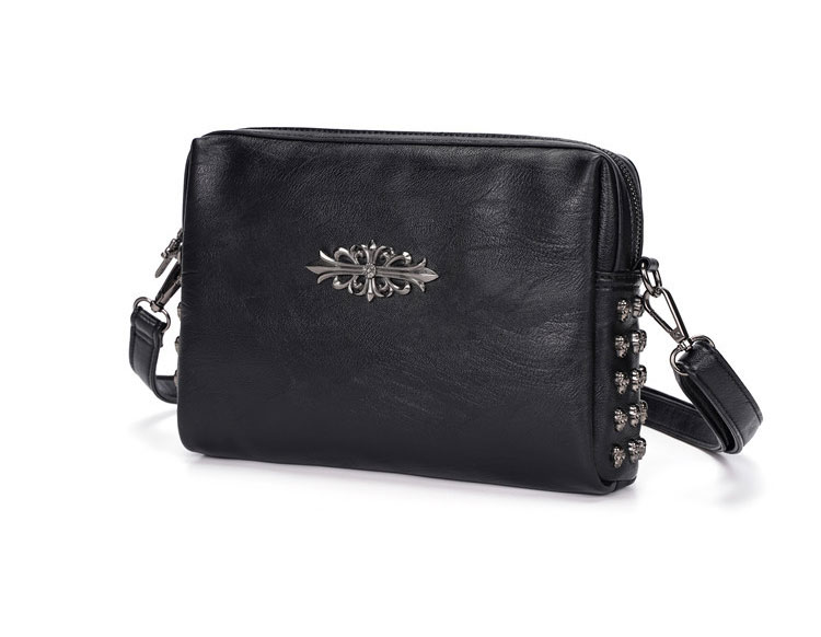 Whatna 2wayセカンドバッグ メンズ バッグ 小きめ [クラッチ ショルダー 肩掛け 結婚式 バッグ]  ipad mini収納可 ビジネス カジュアル フォーマル 冠婚葬祭 バッグ紳士用 男性用 黒YH3095 1