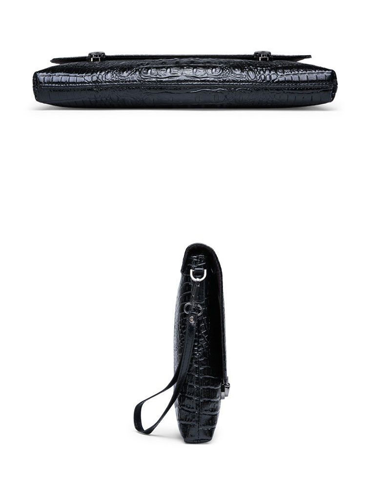 Whatna革 セカンドバッグ メンズ クラッチ バッグ 大きめ A4 10.5ipad厚手 本 革 ブリーフケース ファイルバッグ 封筒袋 手持ちバッグ ビジネス カジュアル フォーマル 結婚式バッグ  冠婚葬祭 バッグ 紳士用 男性用 （chiw076） 2