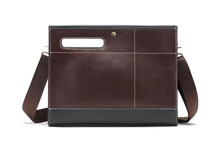 2WAY 革 セカンド バッグ メンズ バッグ [クラッチ ショルダー 肩掛け 結婚式 バッグ] B5 6枚カード収納13.3インチipadair収納可 手持ちバッグ ビジネス カジュアル フォーマル 冠婚葬祭 紳士用 男性用 黒（8827） 2