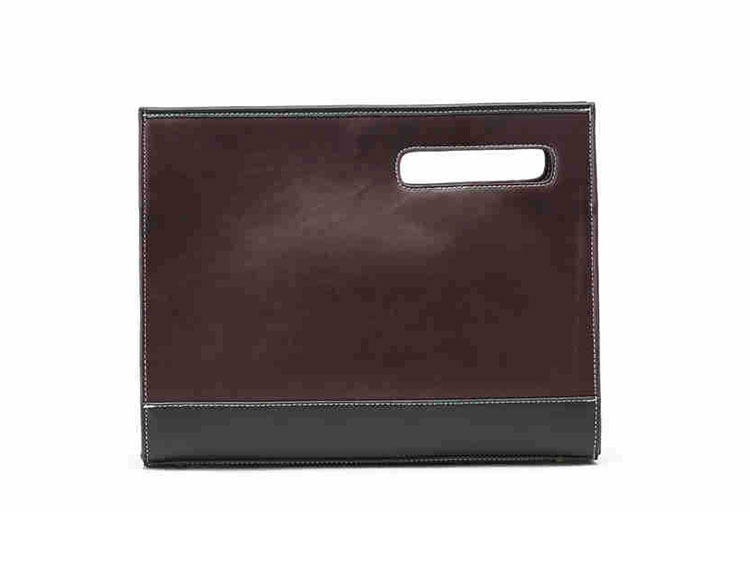 2WAY 革 セカンド バッグ メンズ バッグ [クラッチ ショルダー 肩掛け 結婚式 バッグ] B5 6枚カード収納13.3インチipadair収納可 手持ちバッグ ビジネス カジュアル フォーマル 冠婚葬祭 紳士用 男性用 黒（8827） 1