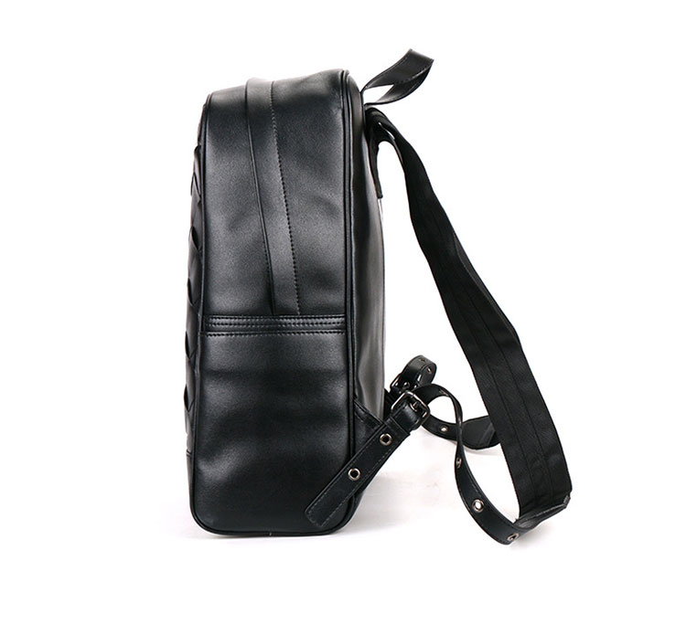 Whatna手作り編み込み 牛革ビジネスバッグメンズ バッグ 手提げ・リュックの2WAY厚手 本革レザー A4 15.6インチpc収納可 大容量 盗難防止 旅行 出張用 通勤 通学 就活 面接 バッグ かばん 男性用 ブラウン 黒（B#PS1663） 4