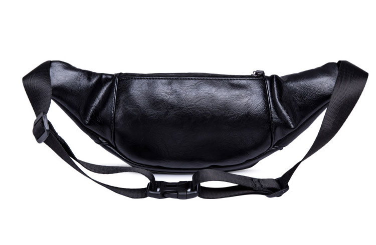 Whatna 3way革ボディバッグ・ワンショルダーバッグ メンズ ウエストポーチ 本 革 厚手 レザー 斜め掛けバッグ スポーツバッグ 撥水 皮 バッグ 自転車 カジュアル 遠足 旅行 通勤 通学 黒（5888） 3