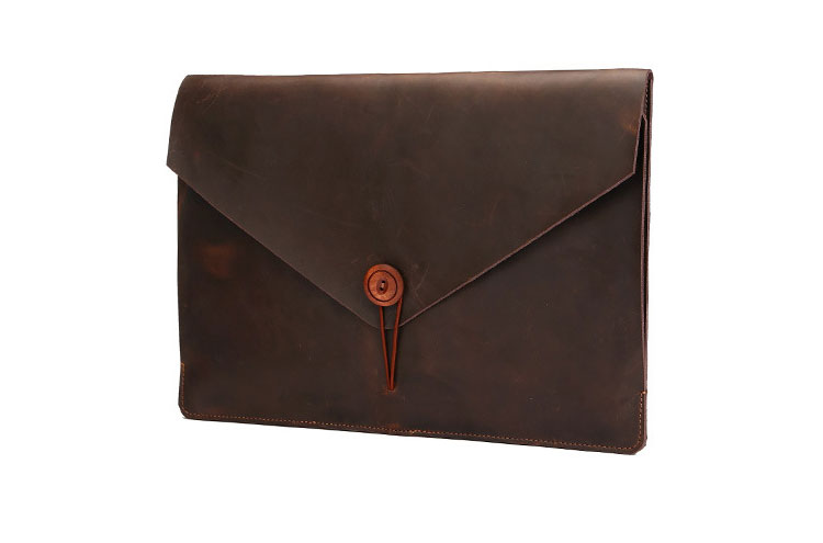 Whatna 牛革 ファイルパック 封筒袋 A4 ipad 13.3収納可 本革 クラッチバッグ メンズ レディース 手持ちバッグ ビジネス カジュアル フォーマル 結婚式バ ッグ 冠婚葬祭 バッグ 通勤用 仕事用 s008 2