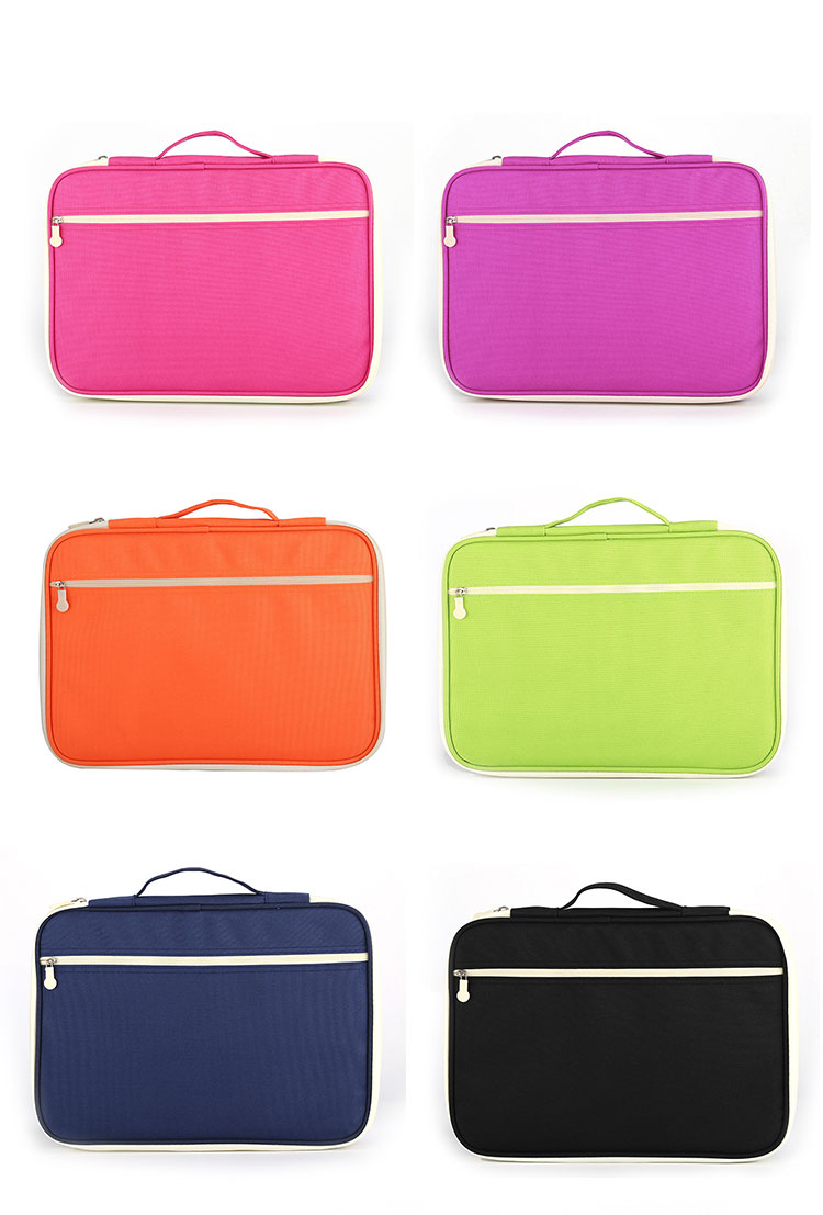 Whatna ファイルパック A4 ipad 13.3収納可 防水高密度オックスフォード生地 頑丈 軽量 A4書類フォルダー 契約書サイン専用 オフィス用品 事務用品 0