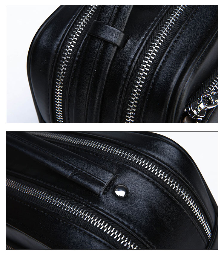 Whatna 2WAYハンドル 革セカンドバッグ メンズ バッグ クラッチ バッグ ボックス型 厚手 本 革 レザー 化粧かばん 手持ちバッグ 結婚式 バッグ フォーマル ビジネス 冠婚葬祭 バッグ 男性用 紳士用 (W071) 9