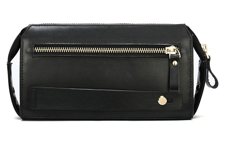 Whatna 2way 牛革 ミニセカンドバッグ メンズ クラッチ バッグ 厚手 本革 レザー 6枚カード収納 カジュアル フォーマル 冠婚葬祭 結婚式 バッグ紳士用 男性用ブラウン9032 2