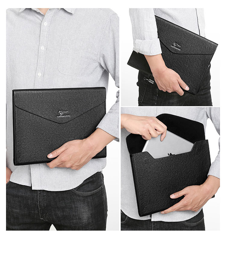 Whatna革 セカンドバッグ メンズ クラッチ バッグ 大きめ A4 13.3 iPAD収納可 厚手 本 革ファイルバッグ 封筒袋 手持ちバッグ ビジネス カジュアル フォーマル 結婚式バッグ  冠婚葬祭 バッグ 紳士用 男性用 （1388） 9