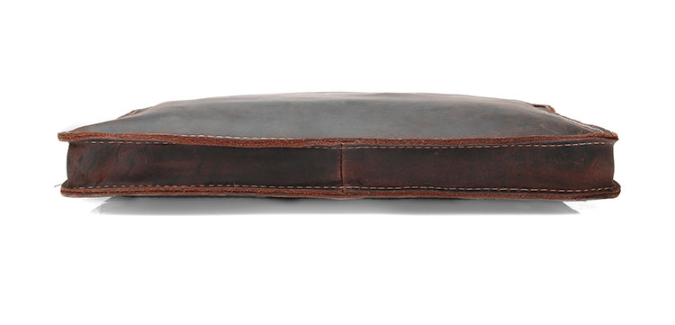 Whatna 2way天然牛革セカンドバッグ メンズ バッグ [クラッチ ショルダー 肩掛け 結婚式 バッグ]  厚手 本革 レザーA4 ipad 13収納可 ビジネス カジュアル フォーマル 冠婚葬祭 バッグ紳士用 男性用ブラウンQ005 4