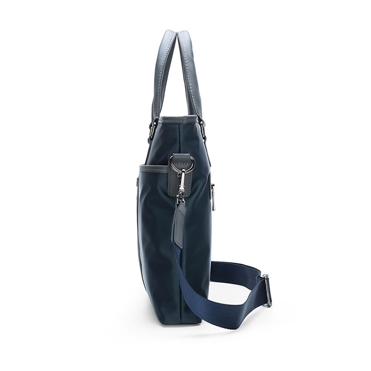 Whatnaショルダーバッグ メンズ メッセンジャーバッグ 手提げバッグ A4 15インチpc 収納可 本革 ビジネス 通勤 通学 斜めがけ バッグ ワンショルダーバッグ自転車 かばん男性用 黒 青（3002） 2