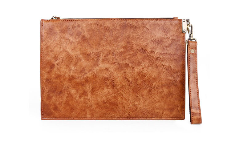 Whatna 牛革 ファイルパック 封筒袋 A4収納可 本革 クラッチバッグ メンズ レディース 手持ちバッグ ビジネス カジュアル フォーマル 結婚式バ ッグ 冠婚葬祭 バッグ 通勤用 仕事用 A010 2