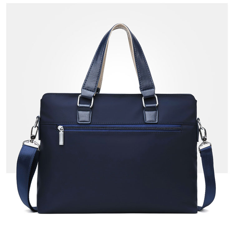 Whatnaショルダーバッグ メンズ メッセンジャーバッグ 手提げバッグ A4 15インチpc 収納可 本革 ビジネス 通勤 通学 斜めがけ バッグ ワンショルダーバッグ自転車 かばん男性用 黒 青(899) 3