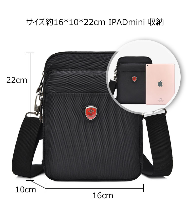 ショルダーバッグ・ポシェット Dot Small Hand Bag Black ショルダーバッグ 本革 ブラック 黒 ミニショルダー スクエア
