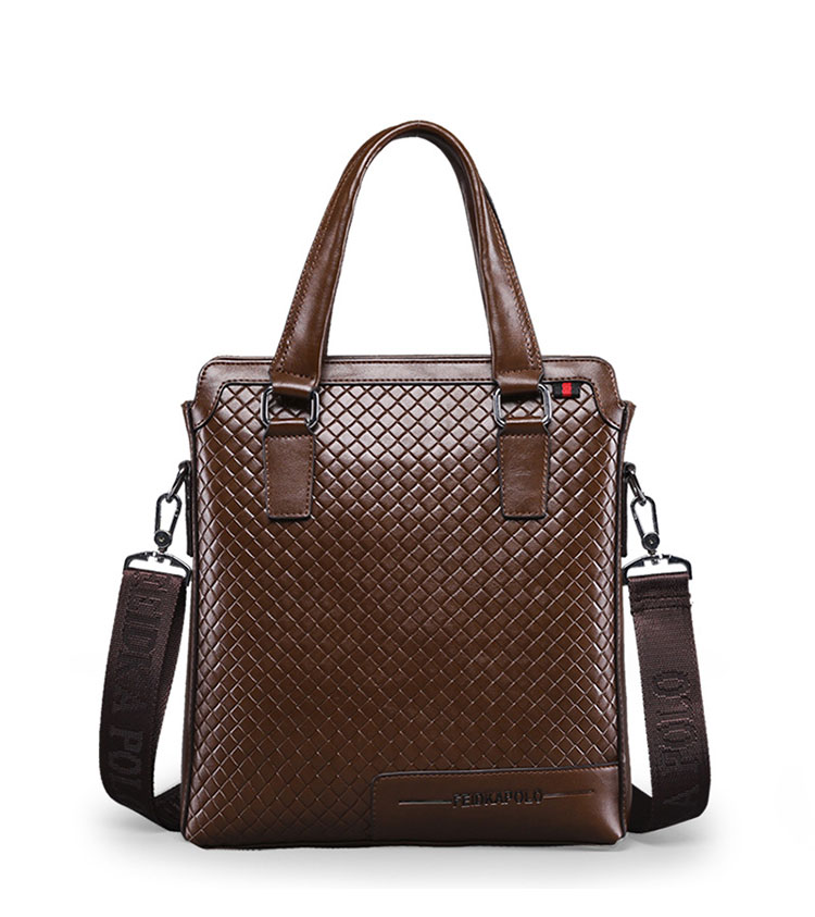 Whatna牛革ショルダーバッグ メンズ メッセンジャーバッグ厚手 本 革 レザー 縦型 小さめビジネスバッグ ipad 10.5収納可 革 通勤 通学 斜めがけバッグ オシャレ な シンプル な 軽量 実用 自転車 かばん男性用（9921） 0