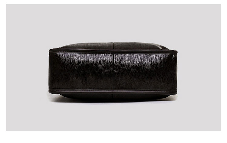 Whatna 2wayショルダーバッグ メンズ 本革 斜め掛け 手提げ バッグ 縦型 ビジネスバッグ A4 ブリーフケース 通学 通勤鞄 軽量 実用 自転車かばん プレゼント男性 黒 ブラウン（1824） 4