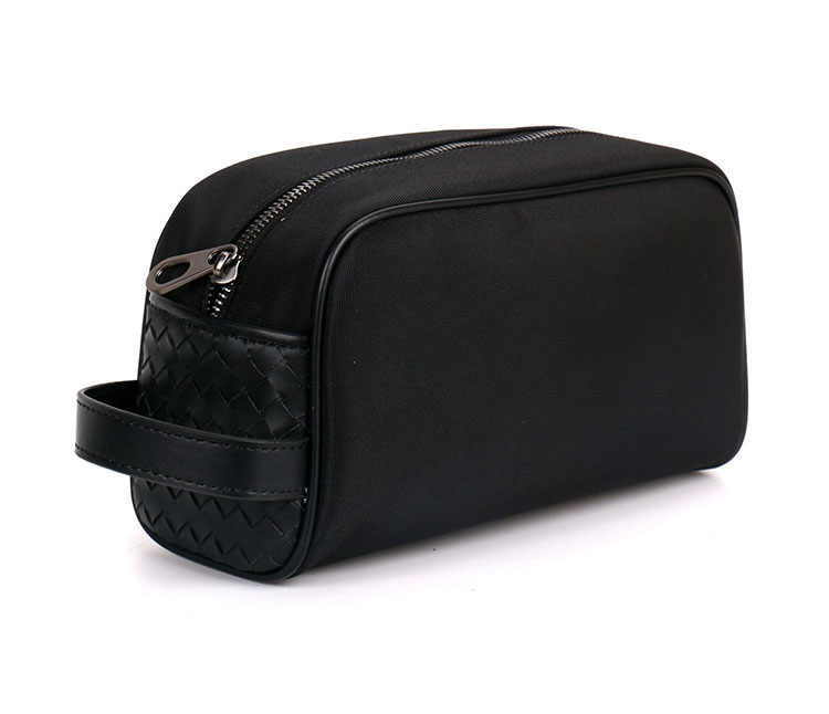 Whatna 2way 牛革 手作り編み込み セカンドバッグ メンズ バッグ クラッチ バッグ 本革 厚手 レザー 手持ちバッグ 結婚式 バッグ フォーマル  ビジネス 冠婚葬祭 バッグ 男性用 紳士用 黒 （182602） 1