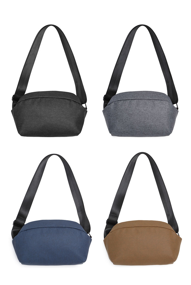 Whatna斜めがけ ボディバッグ ワンショルダー メンズ ショルダーバッグ 防水高密度丈夫ナイロン生地 軽量 盗難防止 8009x 0