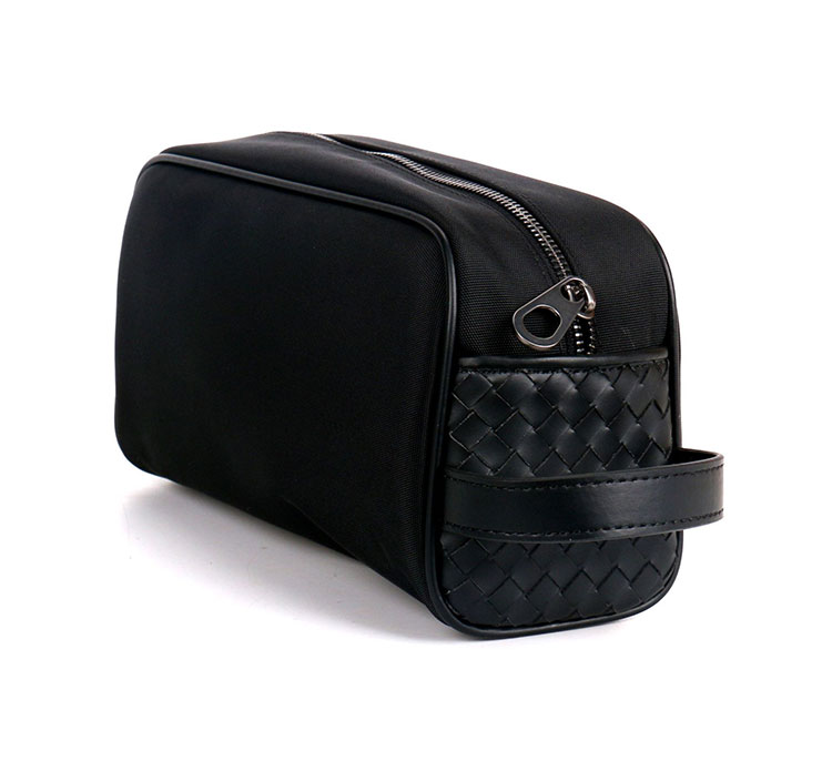 Whatna 2way 牛革 手作り編み込み セカンドバッグ メンズ バッグ クラッチ バッグ 本革 厚手 レザー 手持ちバッグ 結婚式 バッグ フォーマル  ビジネス 冠婚葬祭 バッグ 男性用 紳士用 黒 （182602） 3